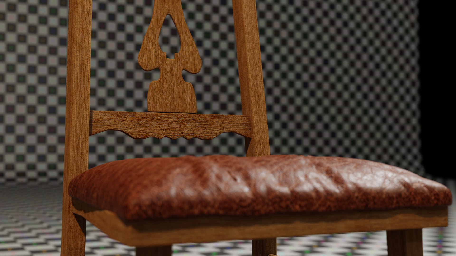 Come modellare una sedia decorata